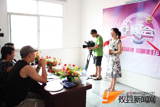 赛歌会黄丰桥海选现场