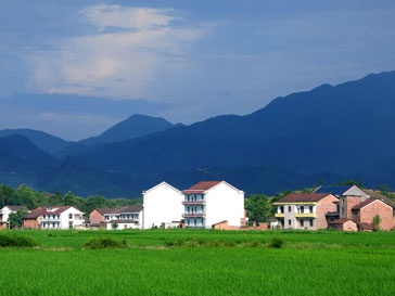 现代农家莲塘坳乡春塘村