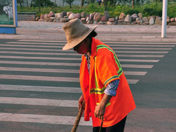 勤劳的城市“美容师”