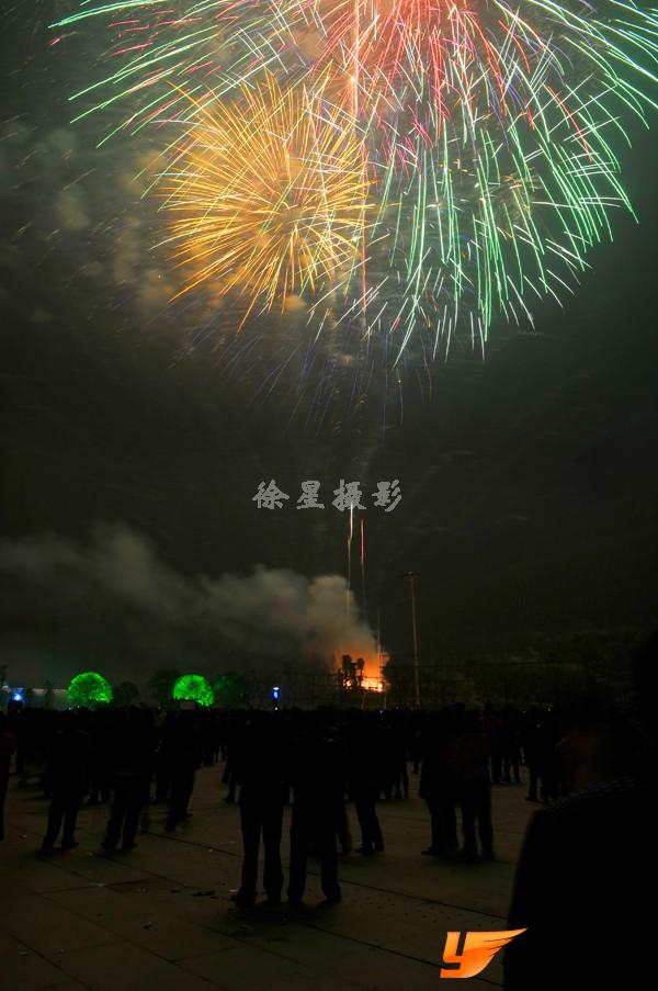 火树银花.攸县人自已的烟花