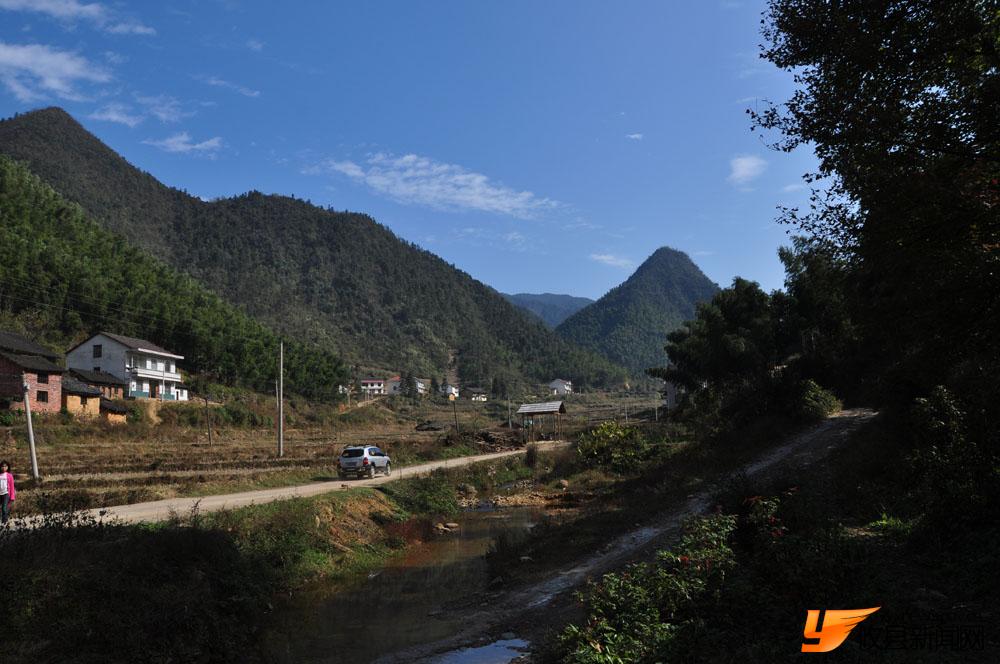 银坑山里的清新气息