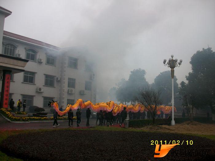 舞龙灯庆新春