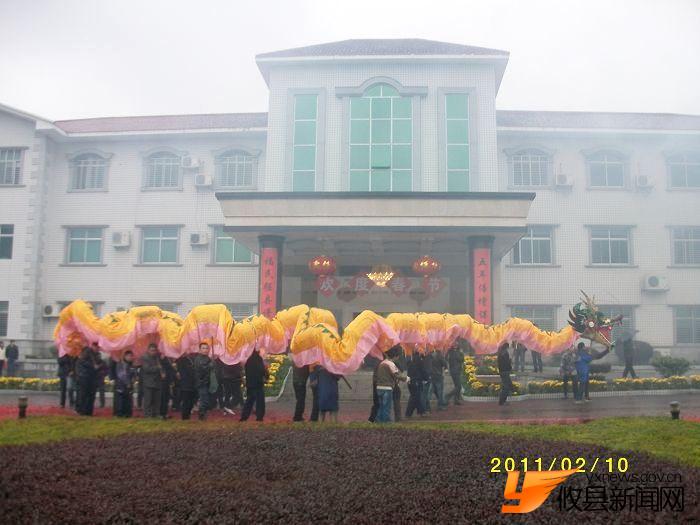 舞龙灯庆新春