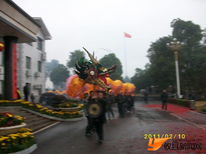 舞龙灯庆新春