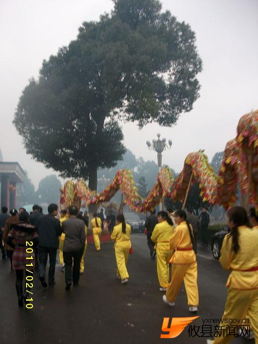 舞龙灯庆新春