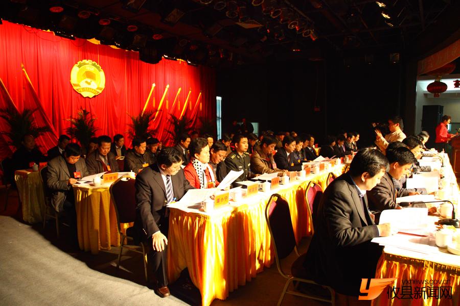 皮灿华：2011政协攸县七届五次会议图片集锦（3） 