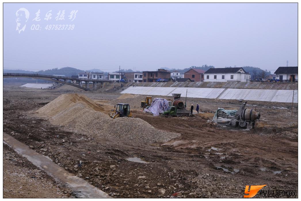 实拍攸河治理工程