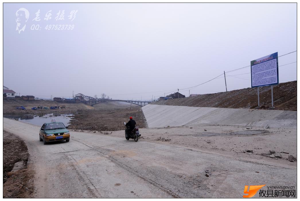 实拍攸河治理工程