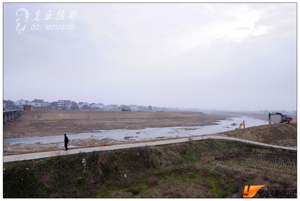 实拍攸河治理工程