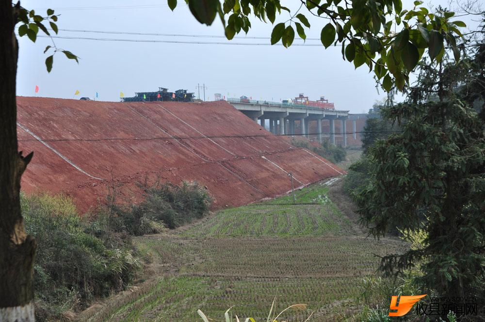 建设中的醴茶高速公路（第九标段）路桥