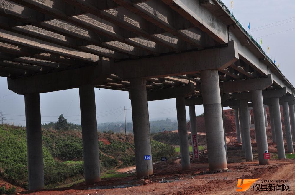 建设中的醴茶高速公路（第九标段）路桥