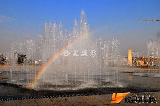 文化广场飞彩虹