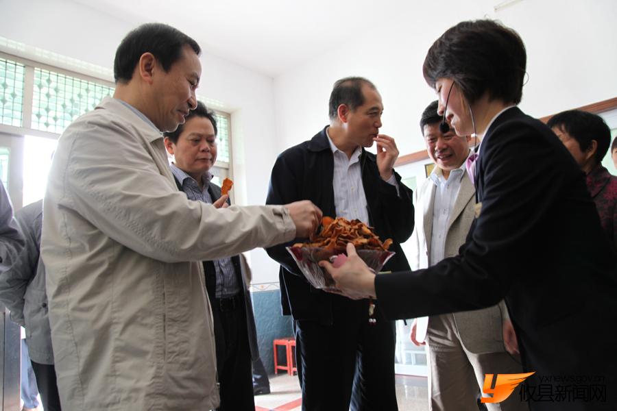 省委常委、副省长郭开朗攸县行