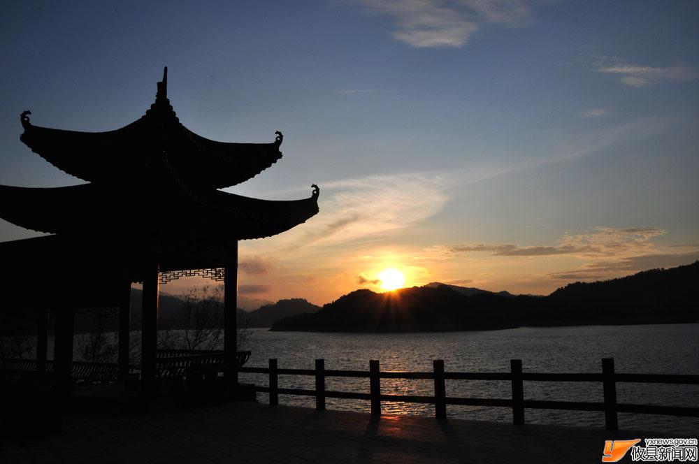 酒仙湖风光