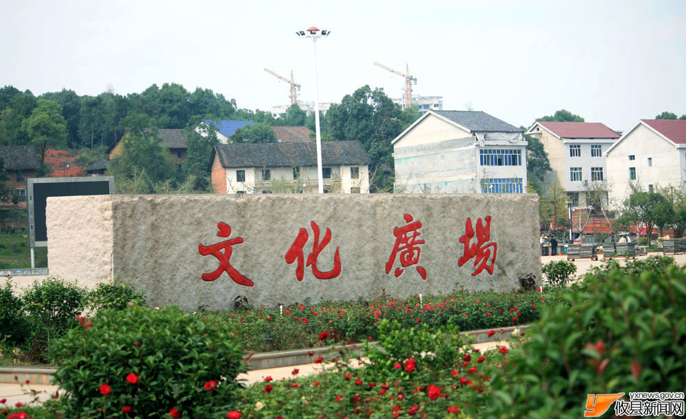 丁湖摄影：文化广场“扎篱笆”