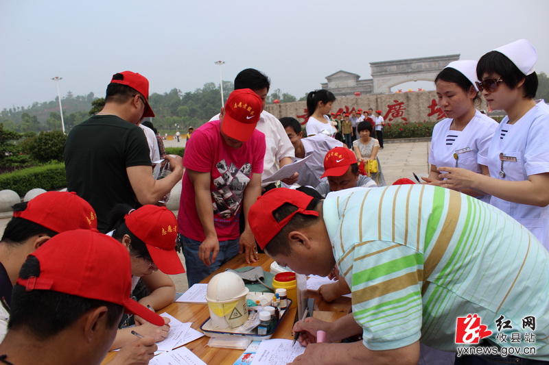 志愿者服务活动 无偿献血显文明