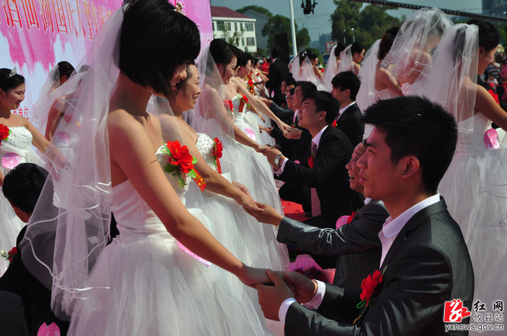【丁湖摄影】“2012攸县首届情系酒仙湖国庆大型集体婚礼”纪实