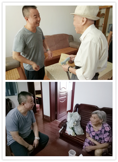 “七一”慰问老党员  组织关怀暖人心