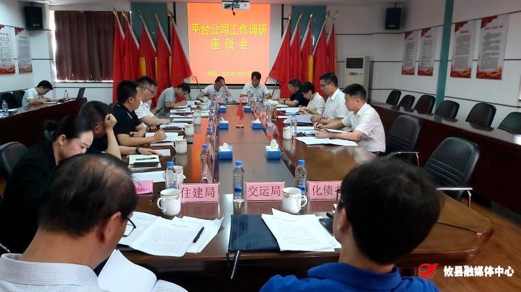 武挪强调研平台公司、国有企业 强调：加快整合转型 助力县域发展