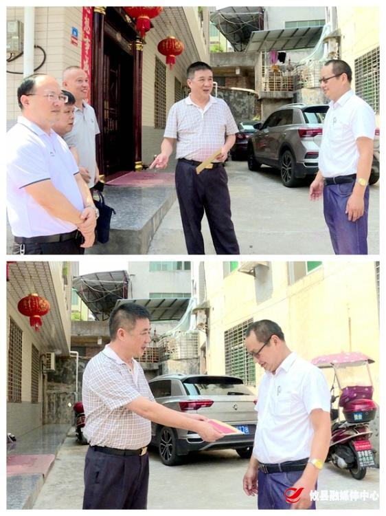 吴爱清走访慰问退役残疾军人