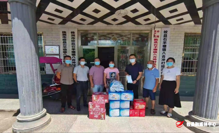 同心抗疫丨石羊塘镇：爱心捐赠 传递抗“疫”正能量
