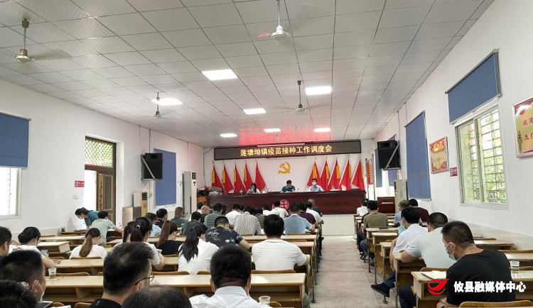 同心抗疫 | 莲塘坳镇：召开新冠疫苗接种暨疫情防控工作调度会