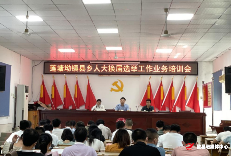 莲塘坳镇召开县乡人大换届选举工作业务培训会