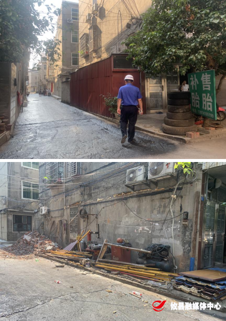 联星街道：打通消防通道 保护一方平安