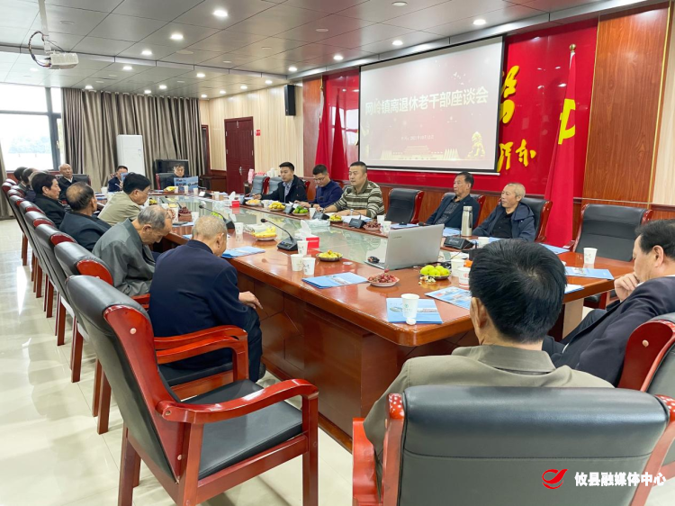 网岭镇召开老干部座谈会