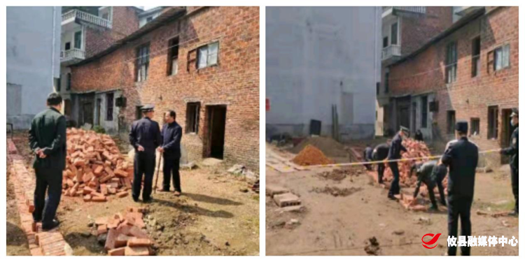 酒埠江镇：迅速行动，第一时间拆除违章建筑
