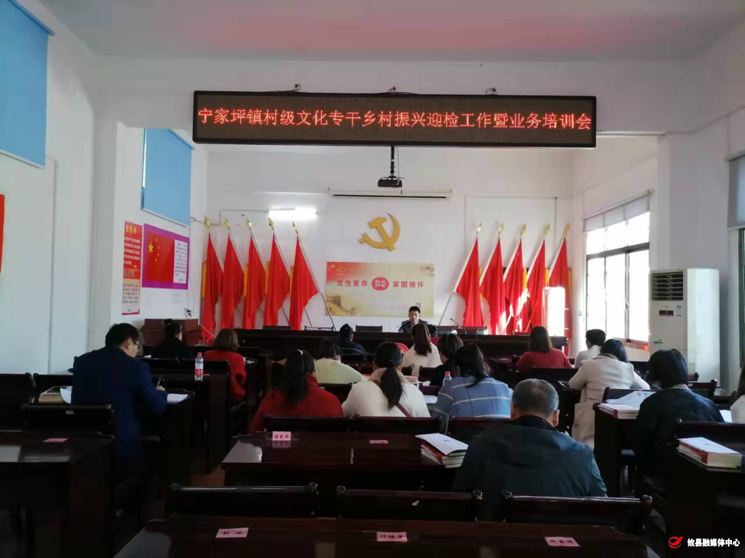 宁家坪镇召开乡村振兴（文化）考核暨业务培训会