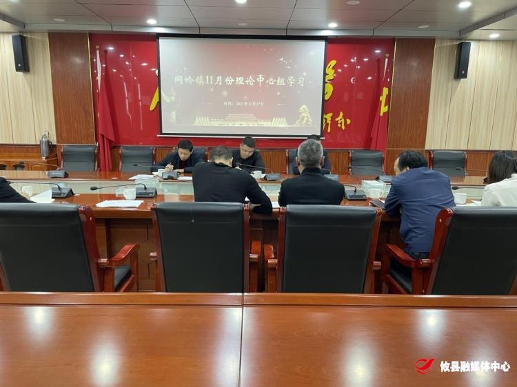 网岭镇开展2021年第十一次中心组学习