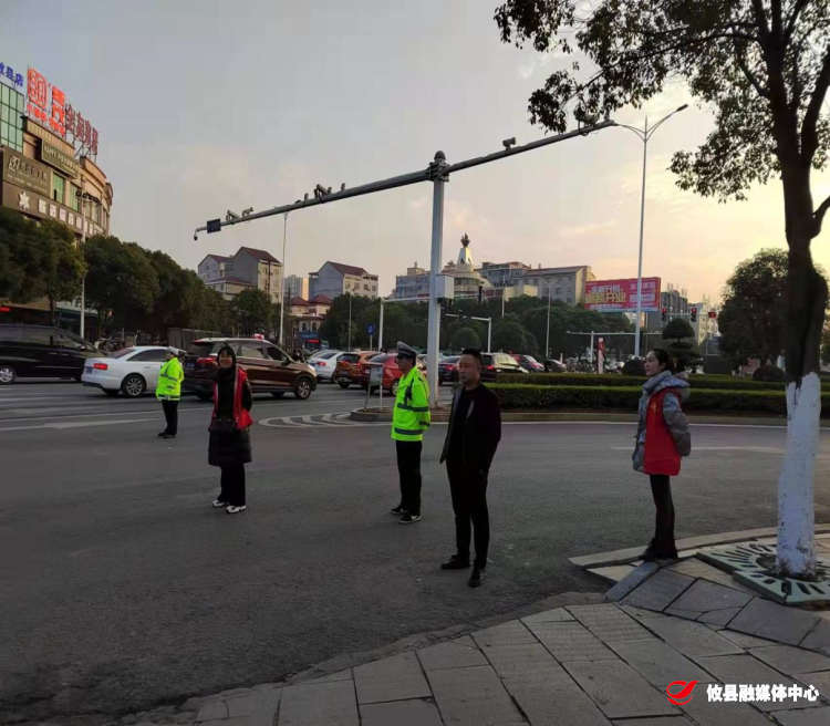 【攸县党旗下的新时代文明实践活动】联星街道富康社区：“整治交通顽瘴痼疾我们在行动”志愿活动