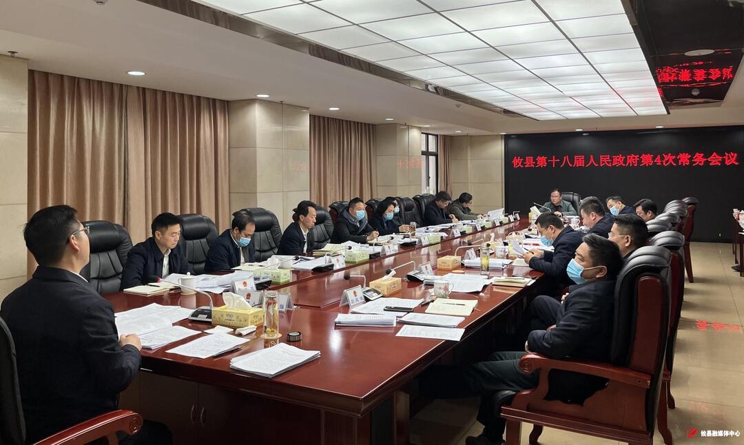 攸县第十八届人民政府召开第四次常务会议