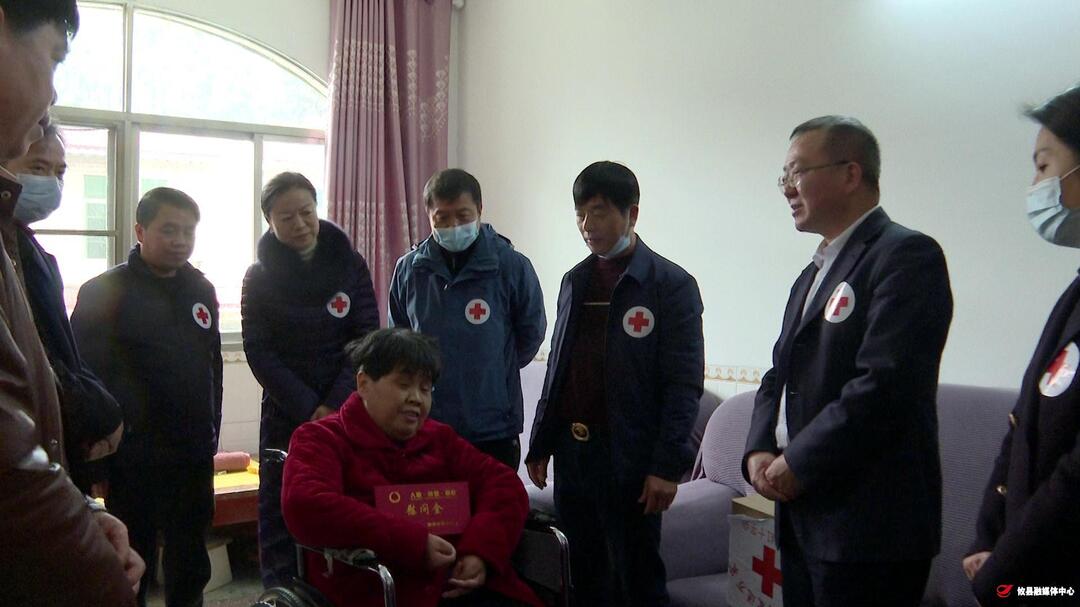 副市长杨胜跃率队来攸开展红十字博爱送万家活动