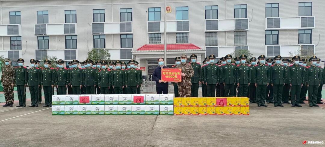 冯杰走访慰问驻攸武警官兵