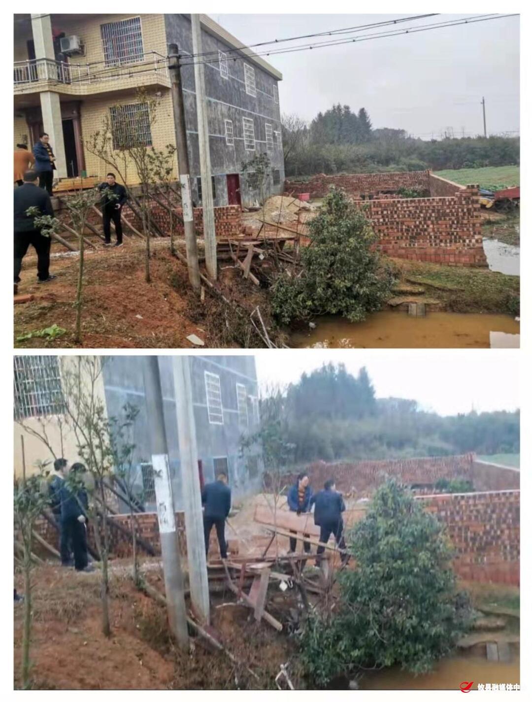 菜花坪镇：严守耕地政策红线，坚决拆除违房屋