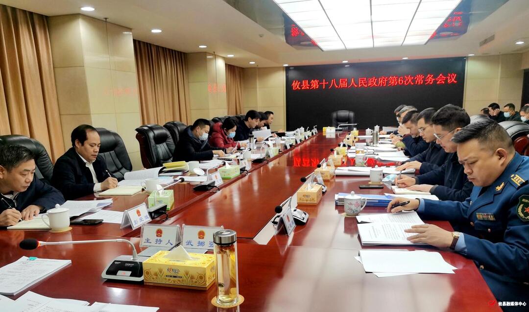 攸县第十八届人民政府召开第六次常务会议