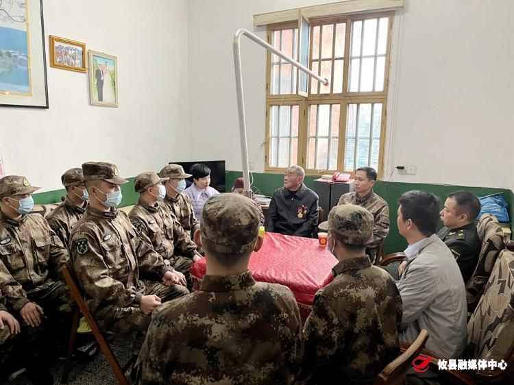 攸县人武部开展“服务英雄老兵 传承红色基因”的主题教育活动