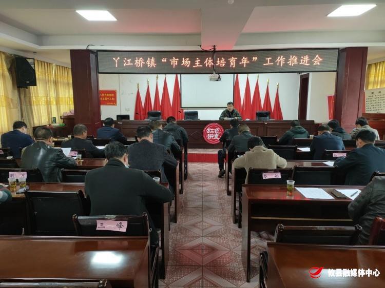 丫江桥镇召开“市场主体培育年”工作推进会