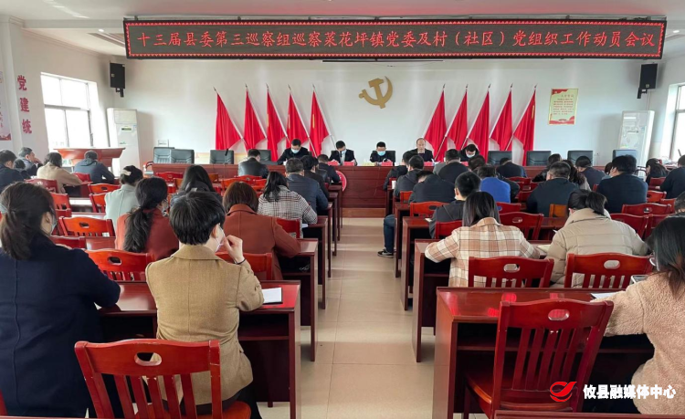 十三届县委第三巡察组正式进驻菜花坪镇