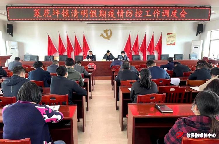 假期不放松 防疫进行时——菜花坪镇召开清明假期疫情防控工作调度会