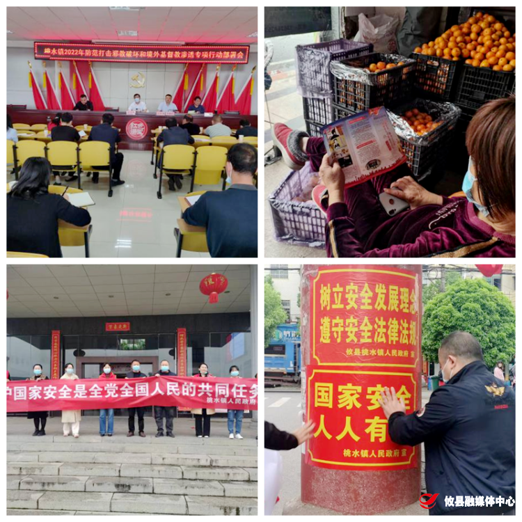 桃水镇司法所开展全民国家安全教育宣传日活动