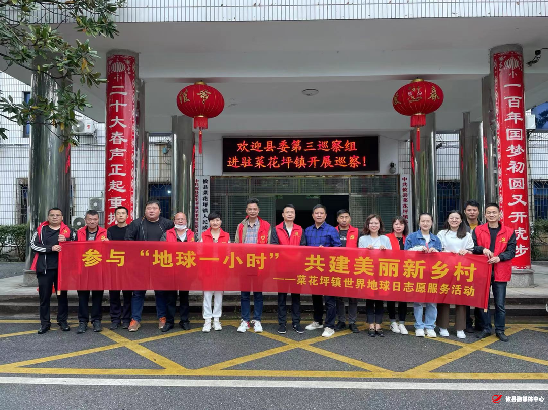 【党旗下的新时代文明实践】菜花坪镇：参与“地球一小时”共建美丽新乡村