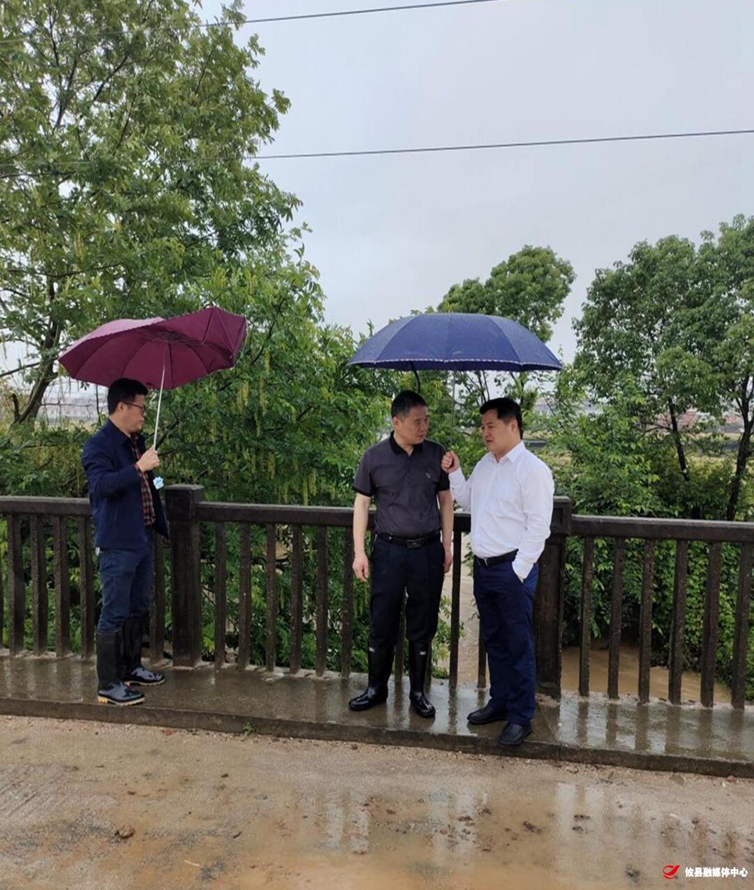 丫江桥镇：暴雨逆行，履职尽责