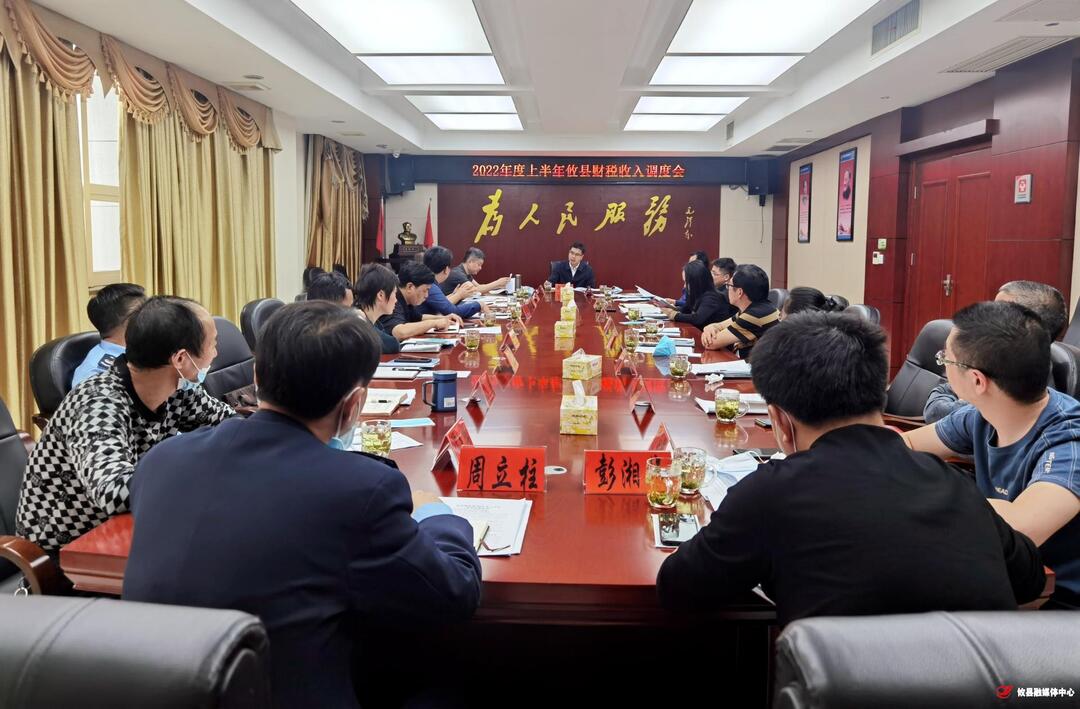 我县召开2022年度上半年财税收入调度会