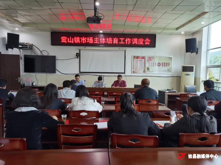 鸾山镇召开市场主体培育工作调度会