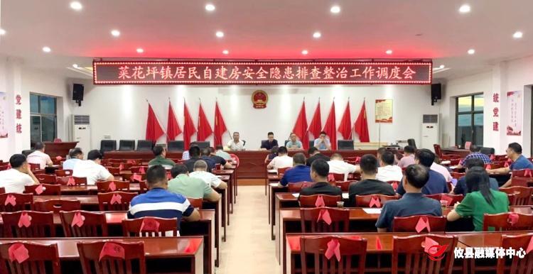 菜花坪镇召开居民自建房安全隐患排查整治工作调度会