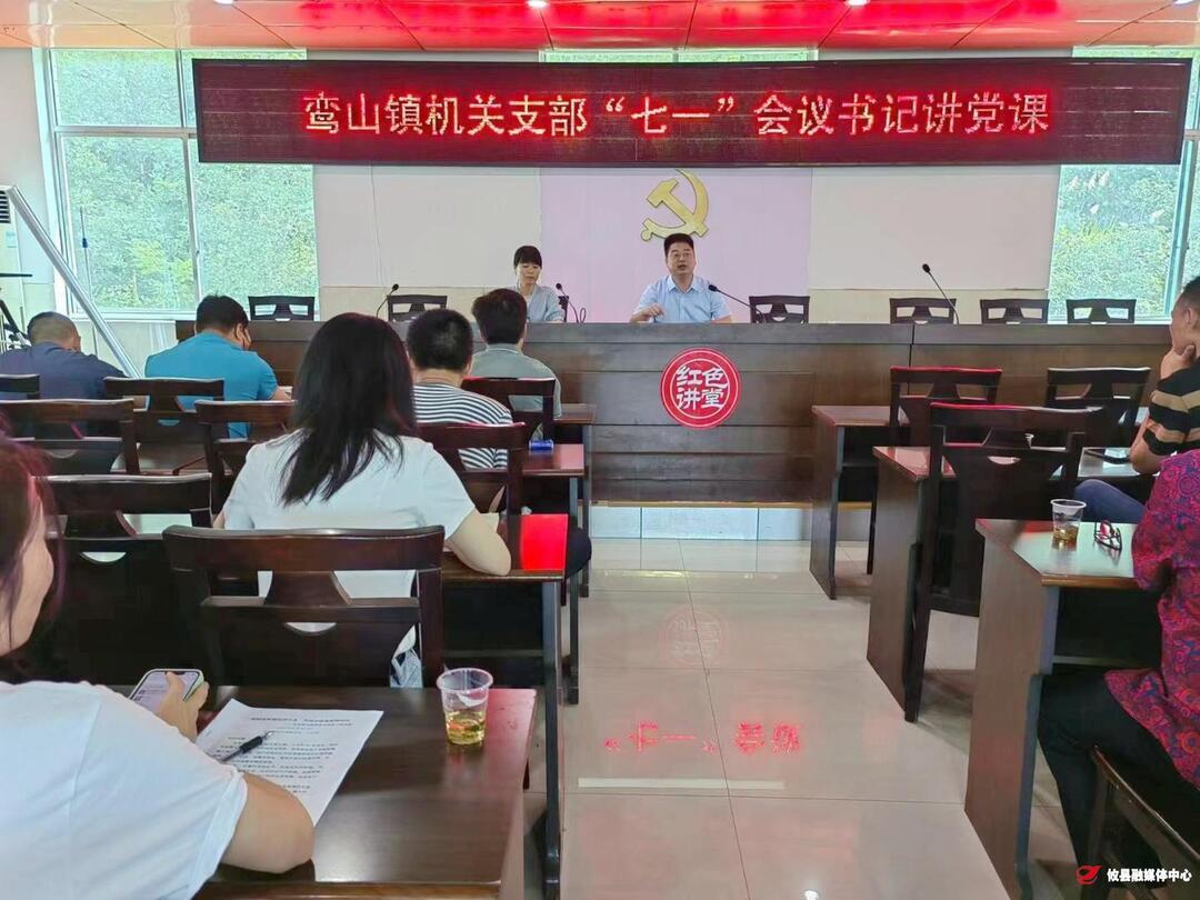 探寻红色记忆 传承红色基因——鸾山镇开展“七一”主题党日活动