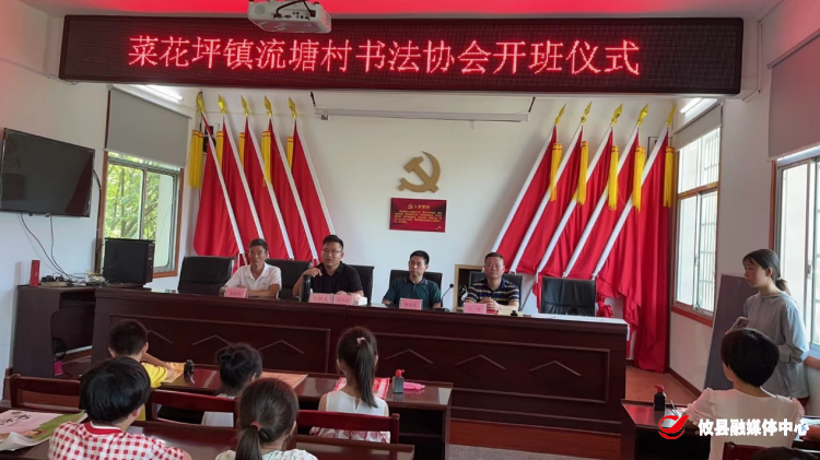 菜花坪镇流塘村：暑期书法班爆满  国学文化在传承